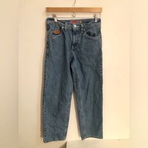 Empyre Jeans Youth Size 25 Blue Relax Adjustable Waist Y2K Skater Streetwear